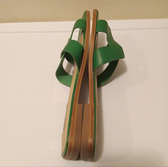 Steven New York| Hadyn Sandals Flats Slip On Kelly Green Sz 9.5/10 Resortwear - Picture 5 of 13